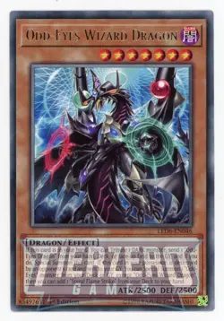 Yugioh Odd-Eyes Wizard Dragon LED6-EN046 Rare 1st Edition NM/LP - Image 1