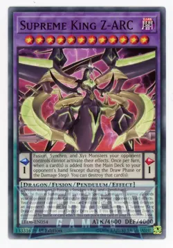 Yugioh Supreme King Z-ARC LED6-EN054 Common 1st Edition NM/LP - Image 1