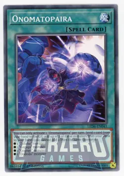 Yugioh Onomatopaira LED6-EN043 Common 1st Edition NM/LP - Image 1