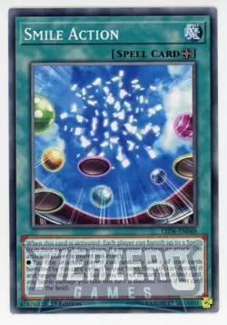 Yugioh Smile Action LED6-EN048 Common 1st Edition NM/LP - Image 1