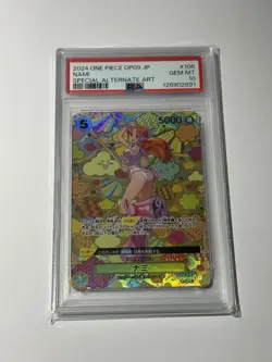 [PSA10] Nami ONE PIECE Card Game Japanese OP08-106 OP09 Special Alt Art - Image 1
