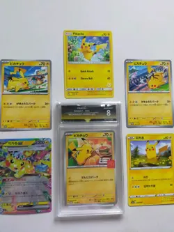 Pikachu Burgerchu Card Bundle | Graded Exclusive Promo Japanese | ex Pokemon TCG - Image 4