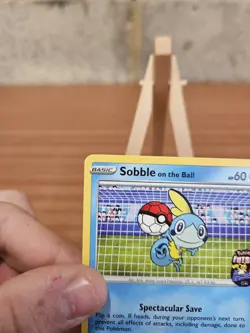 Sobble On The Ball 005/005 Futsal Football Promo Pokemon Card - Image 3