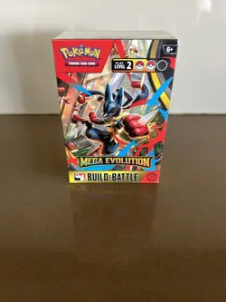 Trading Card Game Mega Evolution Build & Battle Box, 4 Booster Packs, Play Level - Image 3