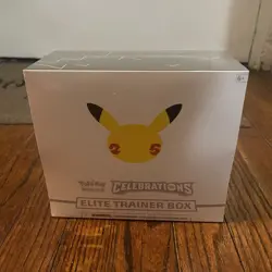 Pokemon Celebrations Elite Trainer Box English Pikachu Pokemon TCG Card Game - Image 1