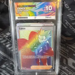 Ace 10 Lance 206/195 Silver Tempest Trainer Pokemon Card GEM MINT - Image 1