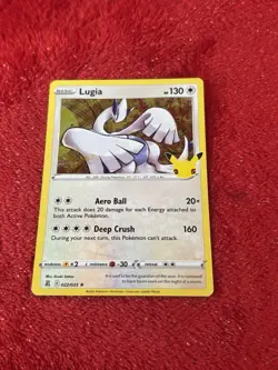 Lugia 022/025 Celebrations Holo Pokemon Card Near Mint - Image 1