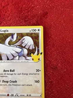 Lugia 022/025 Celebrations Holo Pokemon Card Near Mint - Image 2