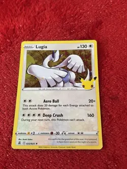 Lugia 022/025 Celebrations Holo Pokemon Card Near Mint - Image 5