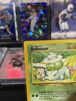 1999 Pokemon Base Set Bulbasaur 1st Edition Shadowless 44/102 NM+ Near Mint! - Image 2