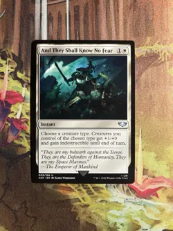 MTG - And They Shall Know No Fear - Universes Beyond: Warhammer 40,000 - NM - Image 1