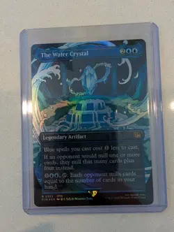 FOIL The Water Crystal (Borderless) MTG Final Fantasy #0333 English - NM/M 🔥 - Image 1