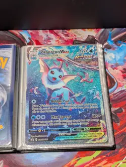 CELEBRATIONS JUMBO BINDER card lot Vaporeon Vmax Swsh182 Etc - POKEMON TCG - Image 1