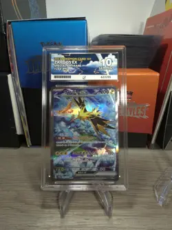 Zapdos EX SAR 204/165 Ace 10 GEM MINT Pokemon 151 2023 Japanese PSA BGS - Image 1