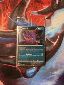With Swirl Pokemon TCG Gengar 050/088 EBGames Stamped Promo English Sealed - Image 1
