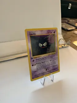 1999 Pokemon TCG Base Set 1st Edition Shadowless Gastly #50/102 - Image 3