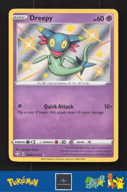 2021 Pokemon SWSH Shining Fates SV060/SV122 Dreepy - Image 1