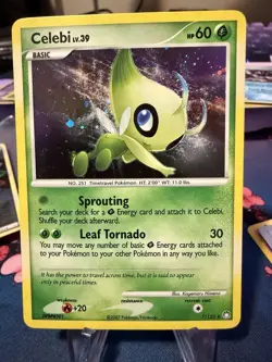 Pokemon Celebi 7/123 Holo Rare Mysterious Treasures Pokemon NM Near Mint - Image 1
