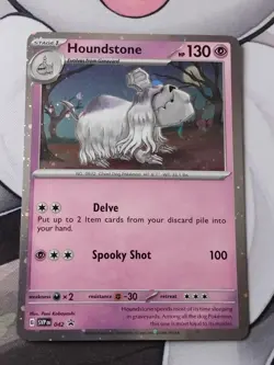 Pokemon TCG Houndstone Svp Black Star Promos SVP042 Holo Promo #2 - Image 1