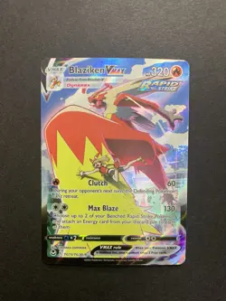 Blaziken VMAX TG15/TG30 Full Art Pokemon TCG Rapid Strike - Image 1