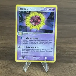 Pokemon TCG Starmie EX Hidden Legends 49/101 Reverse Holo Uncommon 2004 Nintendo - Image 1