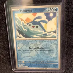 2023 POKEMON PARADOX RIFT MANTYKE 039/182 REVERSE HOLO (COMMON) - Image 1
