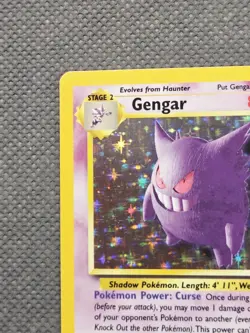 Gengar 5/62 Holo Rare (1999) Fossil Base Set WoTC Pokemon Vintage TCG - Image 3