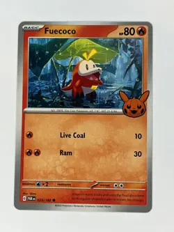 Pokemon TCG Halloween Trick Or Trade 2024 Fuecoco #23/182 Regular Common - Image 1