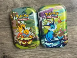 Pokemon TCG Prismatic Evolutions Mini Tin Lot of 2 - New & Sealed - Image 1