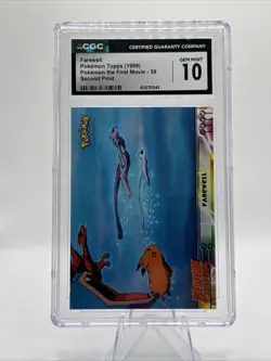 Pokemon TCG Farewell Pokemon Topps Mewtwo Strikes Back 39 - Image 3