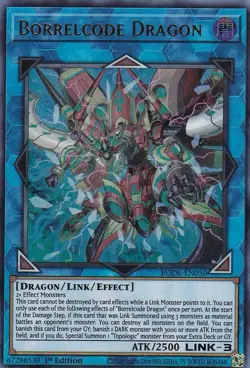 Yugioh Borrelcode Dragon BODE-EN050 1st ULTRA - Image 1
