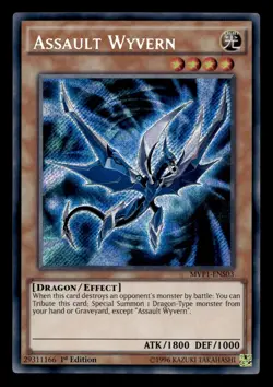 Assault Wyvern MVP1-ENS03 SCR The Dark Side of Dimensions Yu-Gi-Oh - Image 1
