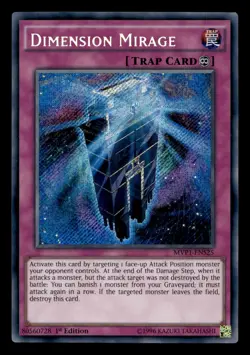 Dimension Mirage MVP1-ENS25 SCR The Dark Side of Dimensions Yu-Gi-Oh NM - Image 1