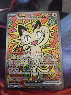 Meowth 121/088 EX SIR Perfect Order Pokemon TCG NM/M - Image 1