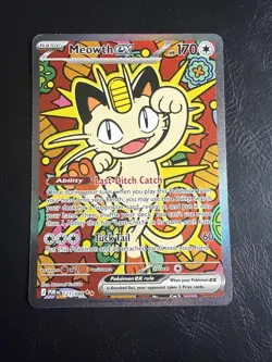 Meowth Ex 121/088 SIR Pokemon Tcg English Perfect Order 2026 Mint Condition - Image 1