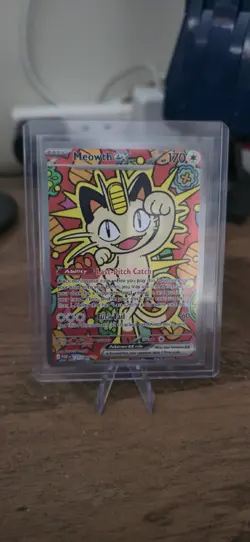 Pokemon TCG Perfect Order Meowth EX SIR 121/088 ENGLISH - Image 1