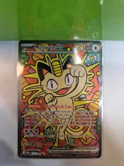 Pokemon TCG Meowth EX SIR 121/088 Perfect Order - Image 2