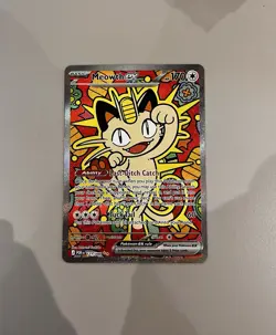 Pokemon TCG Meowth EX SIR 121/088 Perfect Order - Image 2