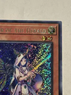 ** DIVINER OF THE HERALD ** 1ST EDITION ORIGINAL SECRET RARE LIOV-EN000 YUGIOH! - Image 5