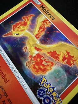 Moltres 012/078 Pokemon GO Holo Rare NM/M Pokemon TCG Card PSA 10 Contender - Image 3