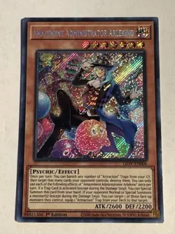 Yugioh! LP Amazement Administrator Arlekino - LIOV-EN006 - Secret Rare - 1st Edi - Image 3