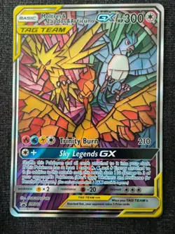 Moltres & Zapdos & Articuno GX SM210 Black Star Promo Pokemon Pack Fresh - Image 1