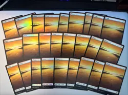 26x FOIL Plains Double Masters MTG Card 373 Magic The Gathering MTG Full Art - Image 1