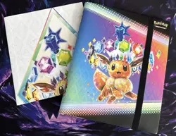 Pokemon TCG: Scarlet & Violet Prismatic Evolutions BINDER & POSTER ONLY - Image 1