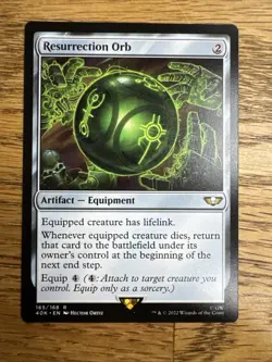 MTG Resurrection Orb 40K#165 Regular Rare Card Near Mint Condition - Image 1
