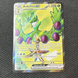 Pokemon Arboliva ex Ultra Rare 207/182 Full Art Holo Sv10 Destined Rivals TCG - Image 1