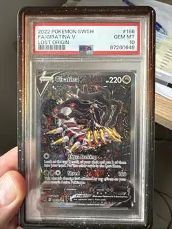 Pokemon PSA 10 Giratina V 186/196 Lost Original Alt Art (Sword & Shield) - Image 1