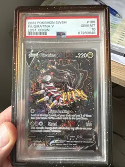 Pokemon PSA 10 Giratina V 186/196 Lost Original Alt Art (Sword & Shield) - Image 2