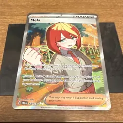 Pokemon Mela 140/131 Sv: Prismatic Evolutions Holo Secret Rare Trainer - Image 1