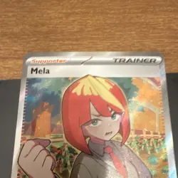 Pokemon Mela 140/131 Sv: Prismatic Evolutions Holo Secret Rare Trainer - Image 3